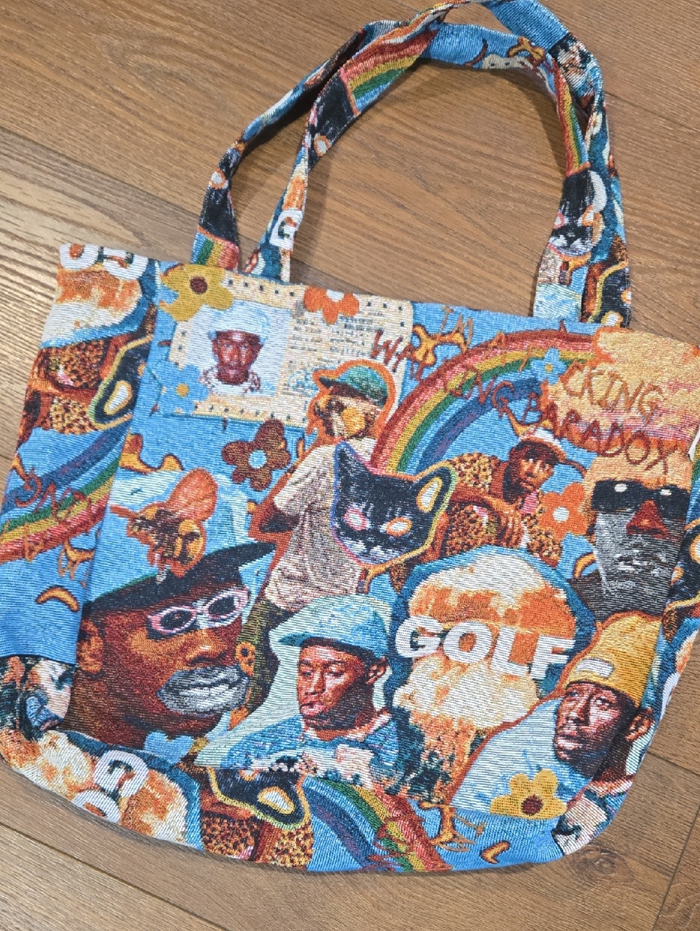 TOTELYFINECO PRINTED TOTE BAG... #7947 - Picture 5 of 7